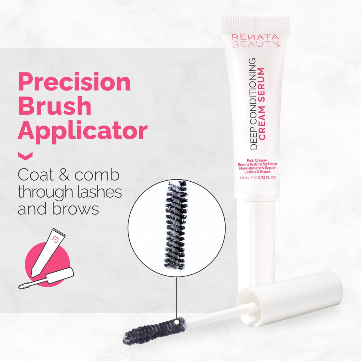 RENATA BEAUTY Lash & Brow Deep Conditioning Cream Serum