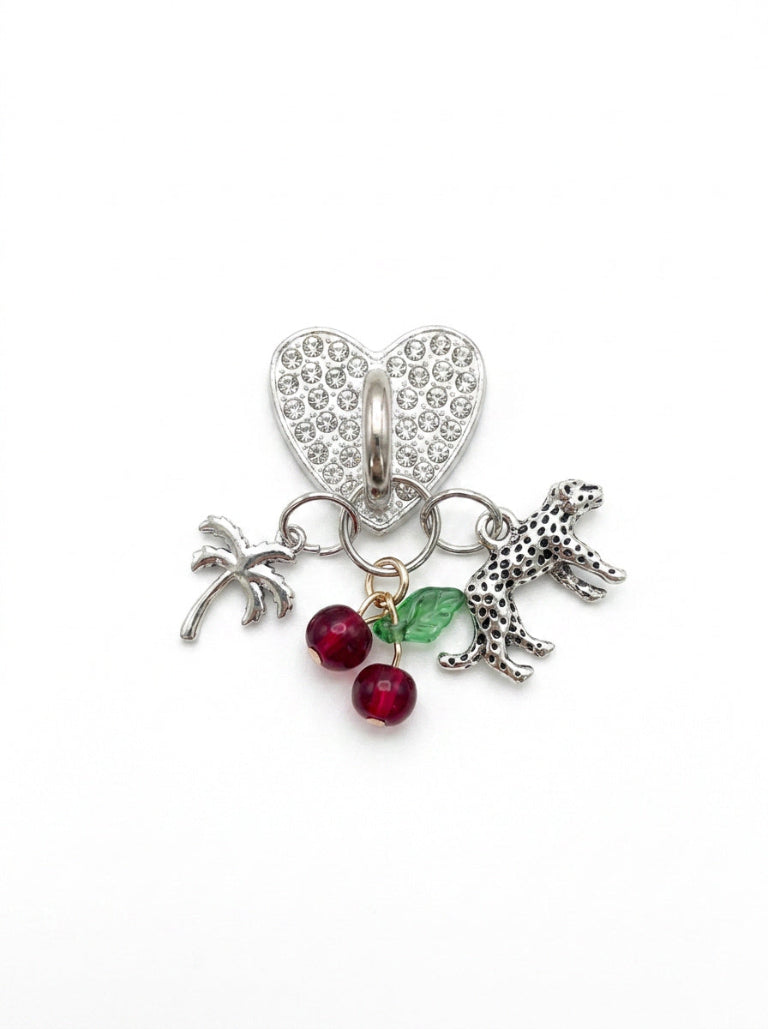 Silver Phone Charm