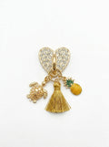 Golden Phone Charm
