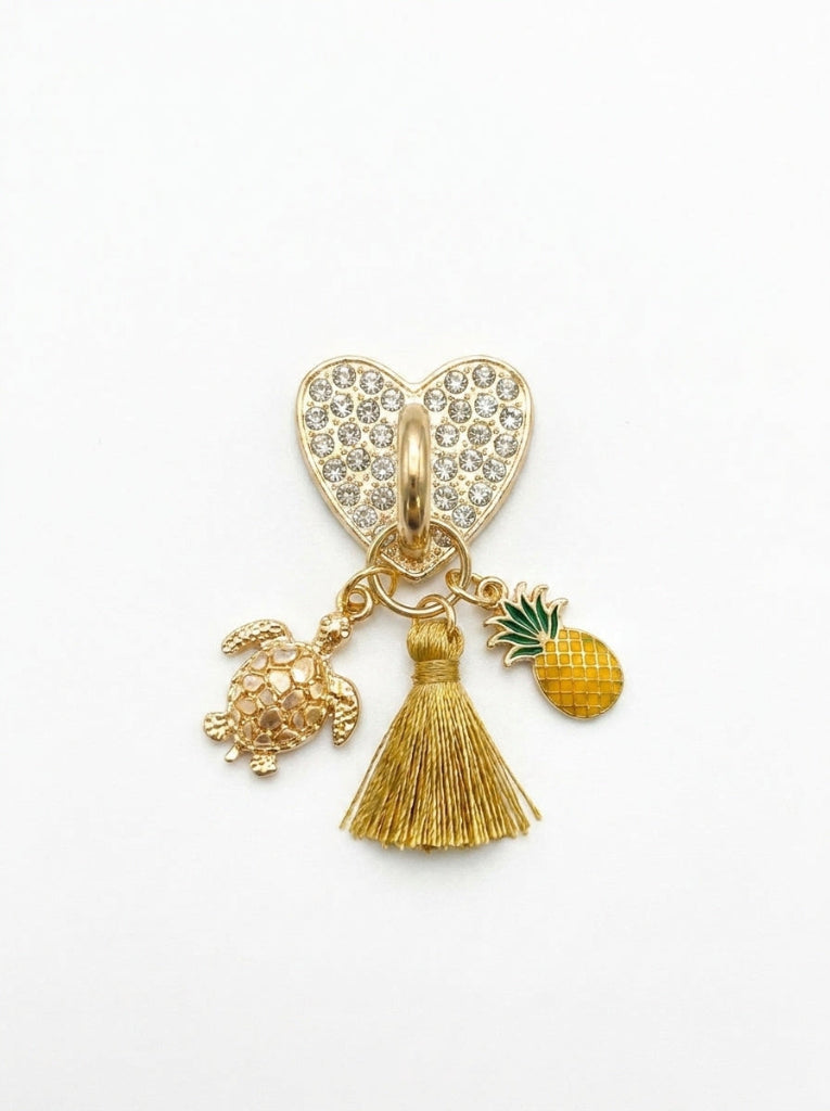 Golden Phone Charm