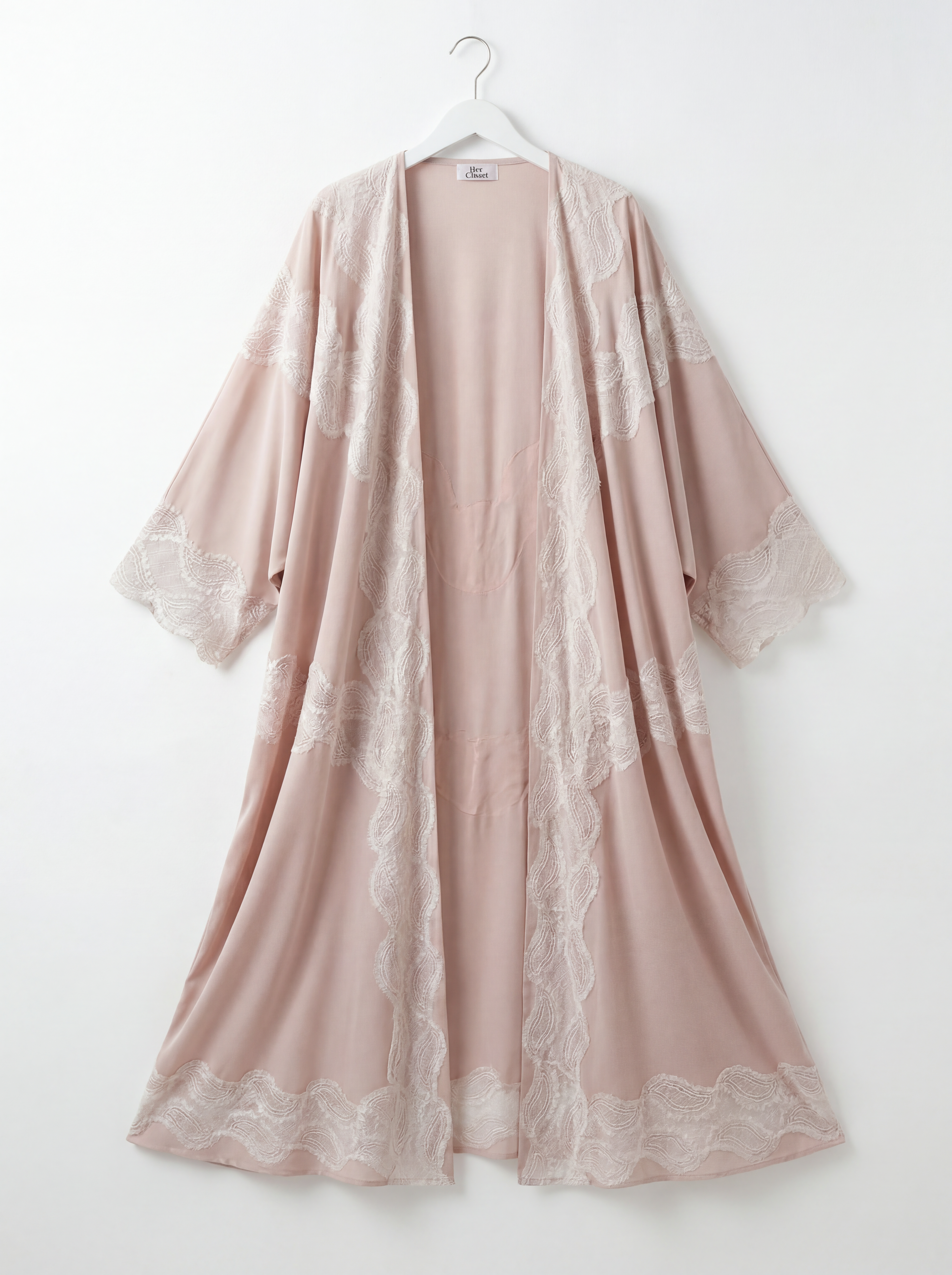Patterned Lace Abaya