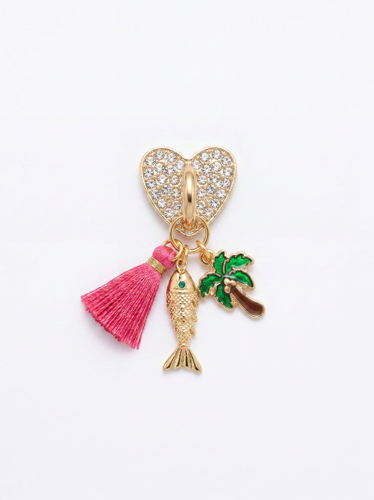 Golden Phone Charm